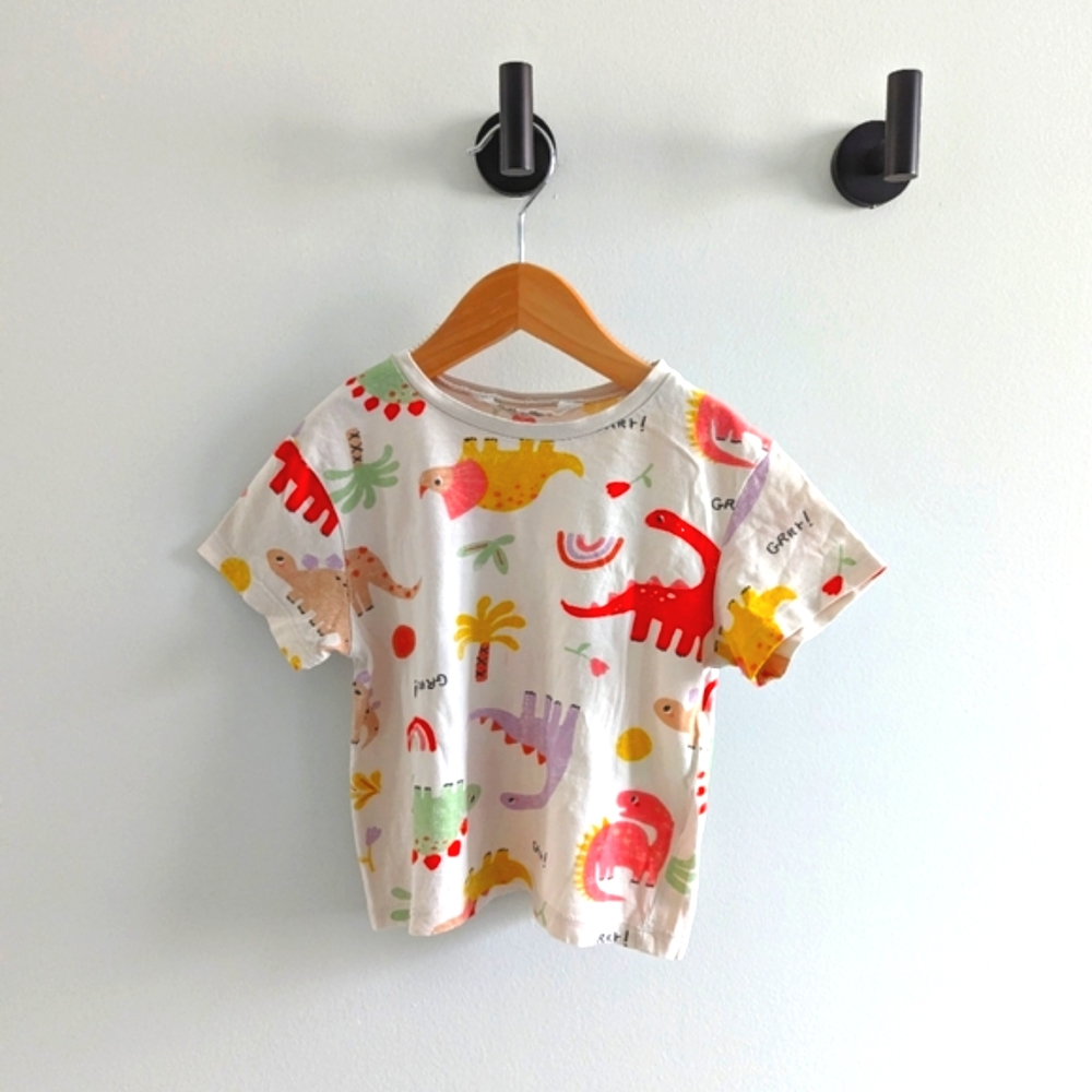 COPY - Dinosaur paint H&M T-shirt, 12 months up to 2T - Picture 1 of 4
